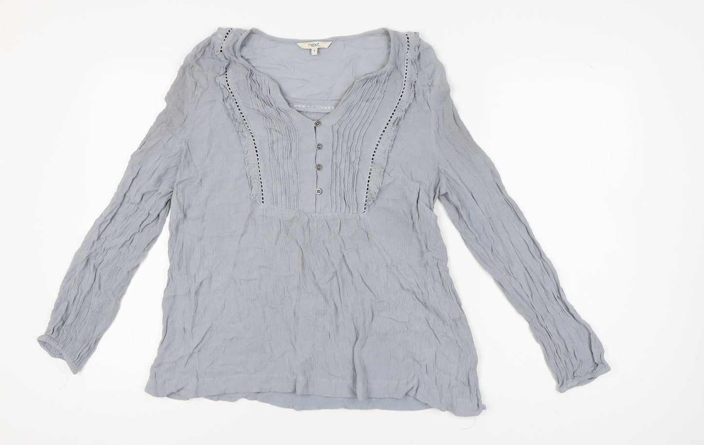 Womens UK Size 16 NEXT Grey Basic Blouse