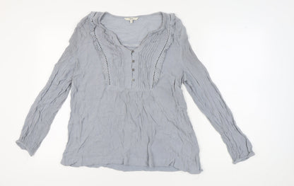 Womens UK Size 16 NEXT Grey Basic Blouse