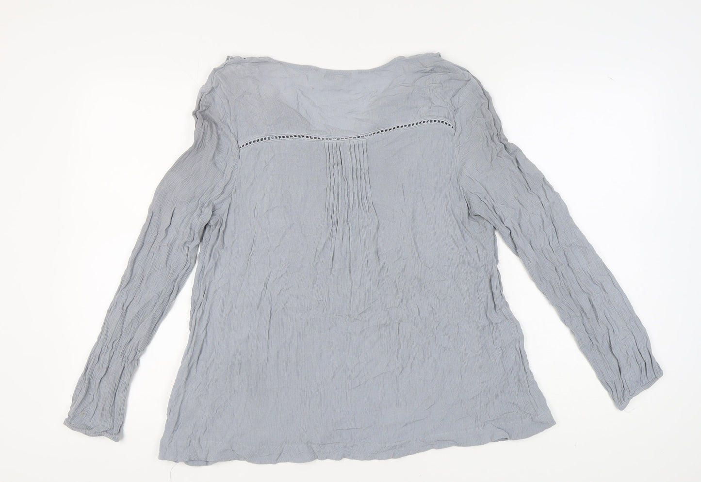 Womens UK Size 16 NEXT Grey Basic Blouse