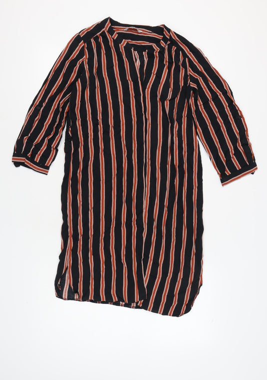 Red Herring Women's Striped Shirt Dress - Size 12