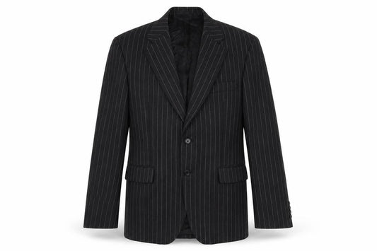 Mens UK Size 40 Aquascutum Regular Black Suit Jacket