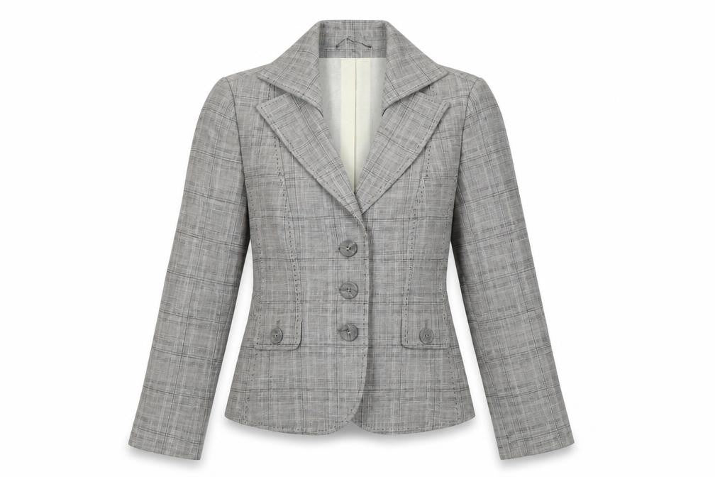 Womens UK Size 8 NEXT Petites Grey Blazer