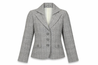 Womens UK Size 8 NEXT Petites Grey Blazer