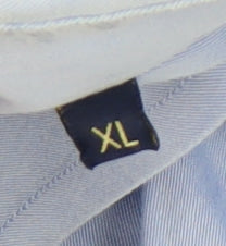 Mens UK Collar Size XL David Saddler Smart Blue  Dress Shirt