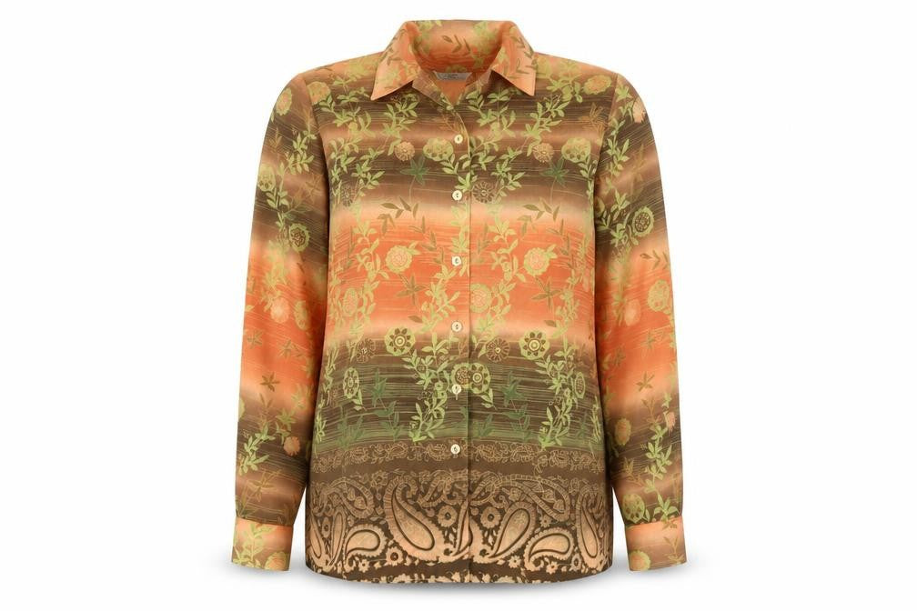 Womens UK Size 12 Marks and Spencer Multicoloured Basic Blouse