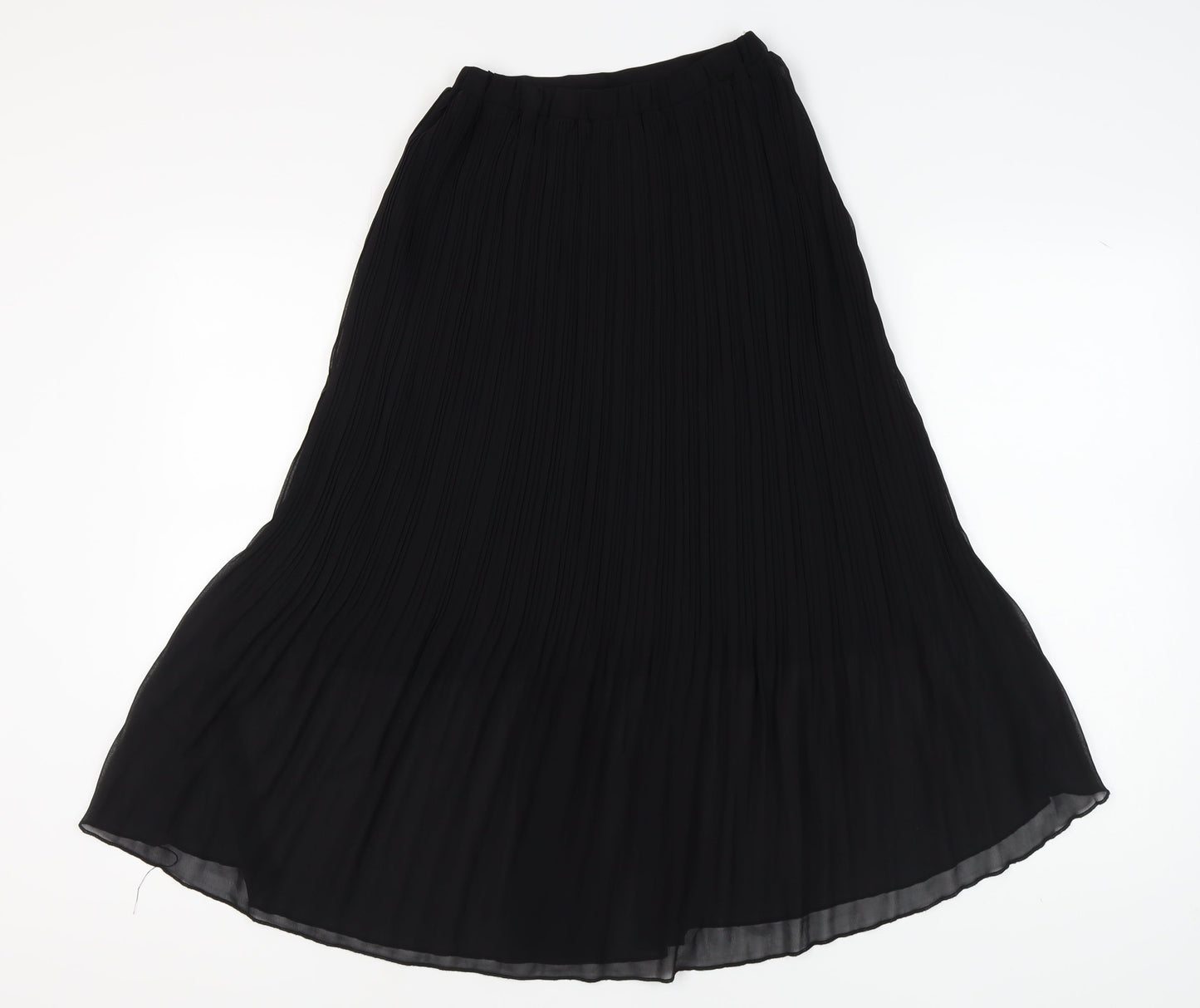 New Look Women's Petite Black Pleated Midi Skirt