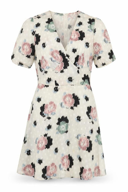 Topshop Women's Multicoloured A-Line Dress Size 8