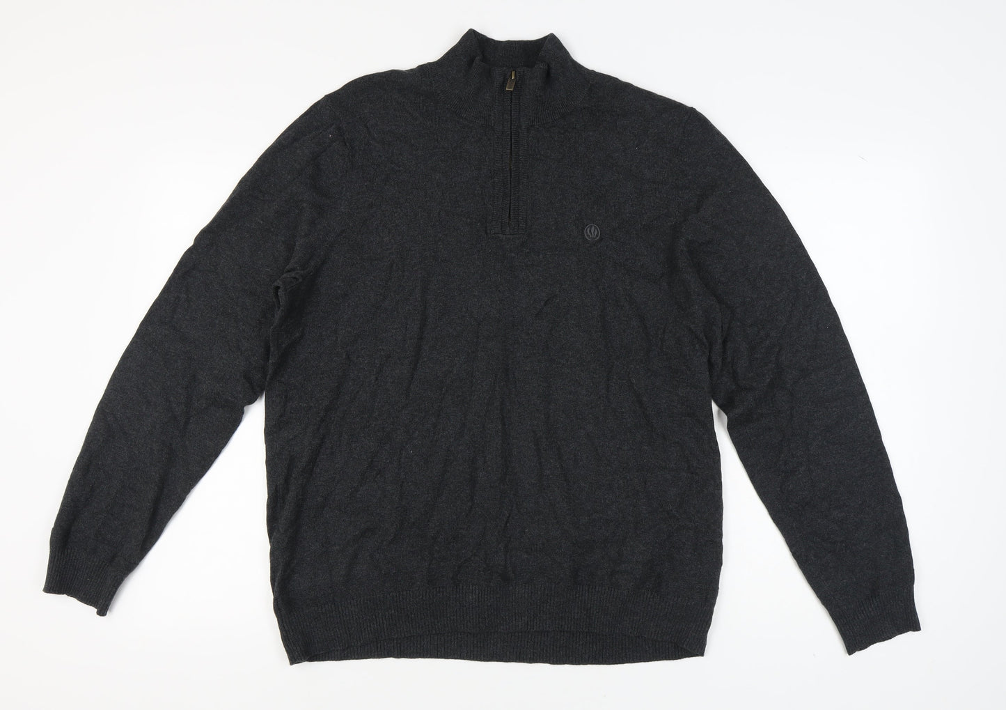 Fat Face Men's Black XL Pullover Jumper