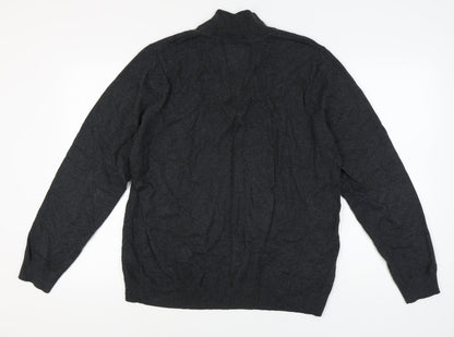 Fat Face Men's Black XL Pullover Jumper