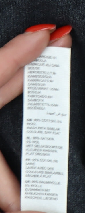 Fat Face Men's Black XL Pullover Jumper