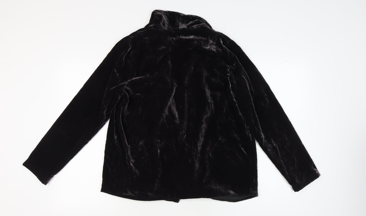 Marks and Spencer Women's Black Velvet Blazer Size 14