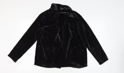 Marks and Spencer Women's Black Velvet Blazer Size 14