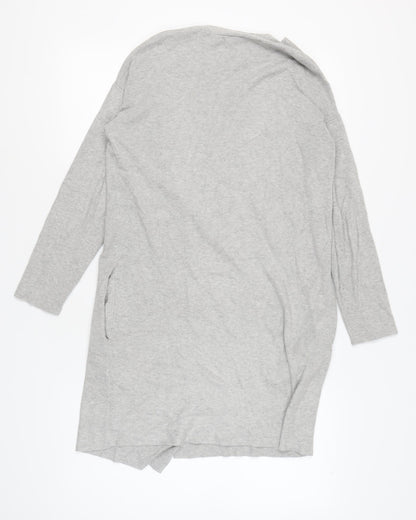 Womens UK Size S Warehouse Grey Cardigan Jumper