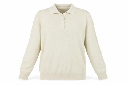 Womens UK Size M Damart Beige Full Zip Jumper