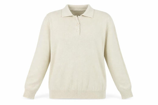 Womens UK Size M Damart Beige Full Zip Jumper