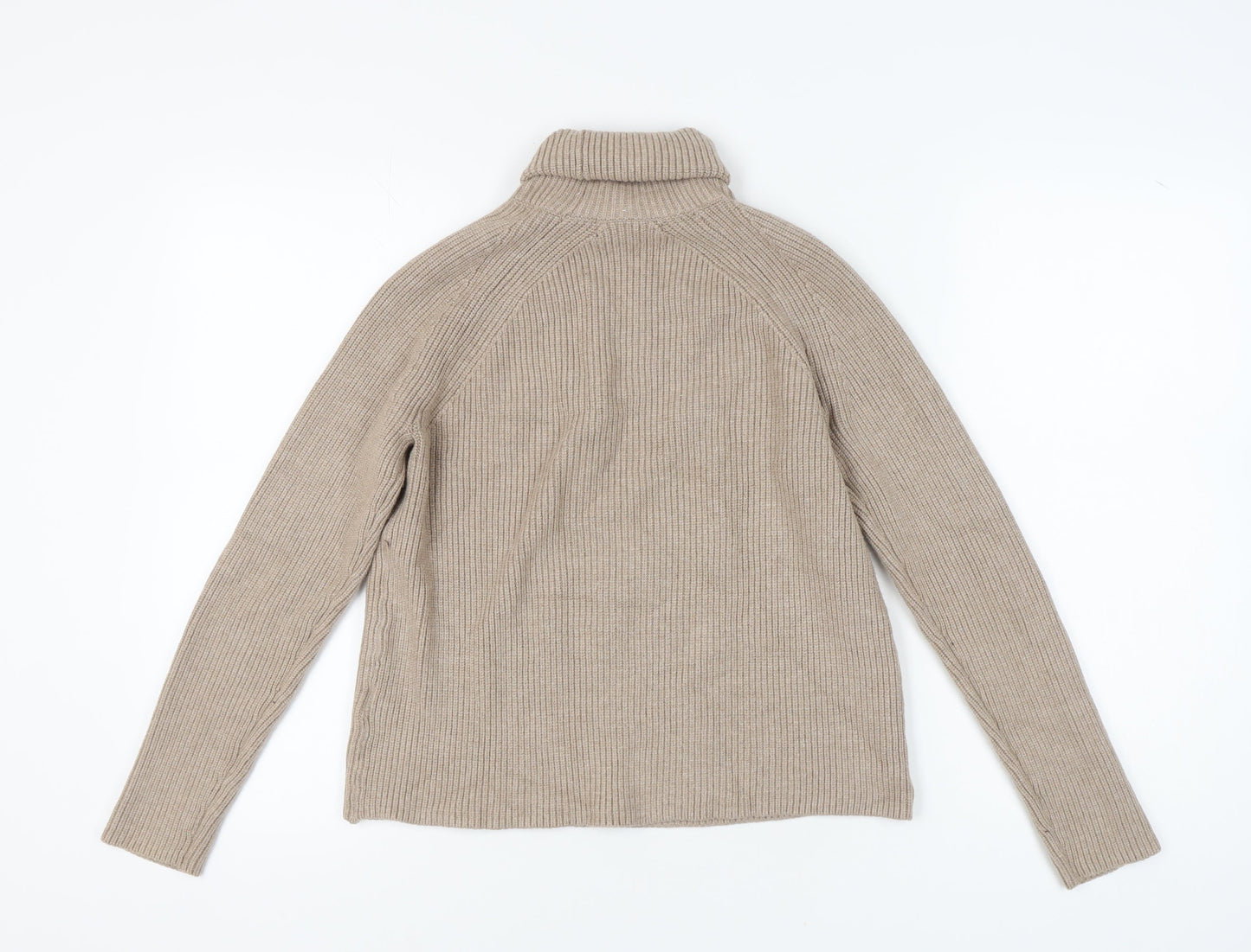 Womens UK Size S Marks and Spencer Beige Pullover Jumper