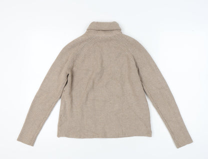 Womens UK Size S Marks and Spencer Beige Pullover Jumper