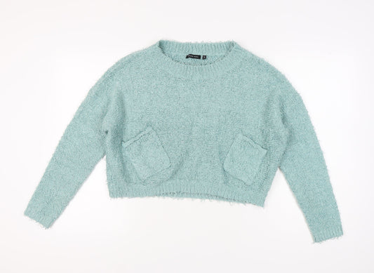 Womens UK Size 14 Brave Soul Blue Pullover Jumper
