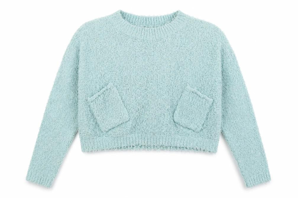 Womens UK Size 14 Brave Soul Blue Pullover Jumper