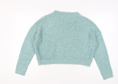 Womens UK Size 14 Brave Soul Blue Pullover Jumper