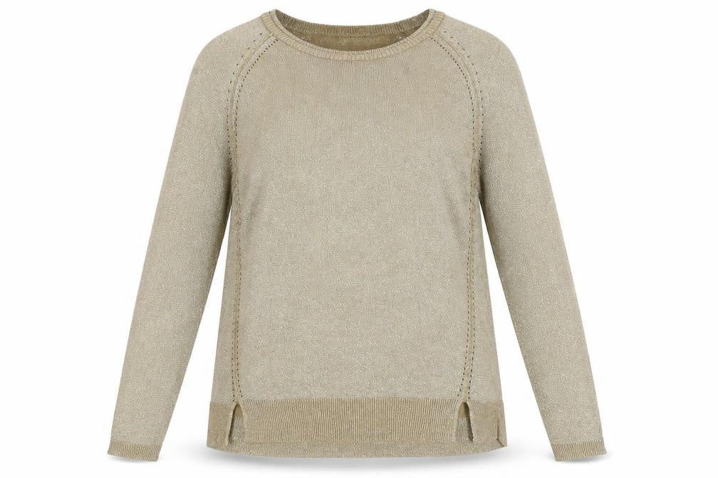 Womens UK Size 12 Betty Barclay Gold Pullover Jumper