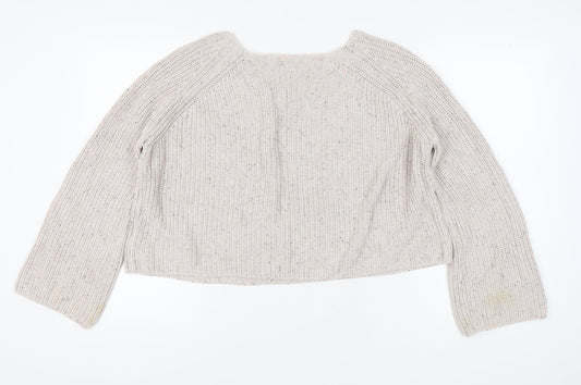 Womens UK Size M H&M Ivory Pullover Jumper