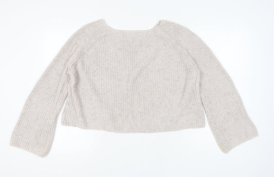 Womens UK Size M H&M Ivory Pullover Jumper
