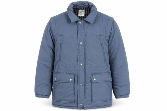 Mens UK Size L Arco Blue Puffer Jacket