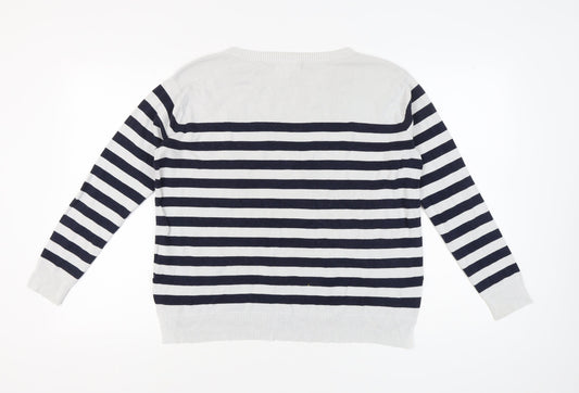 Womens UK Size S H&M Multicoloured Pullover Jumper