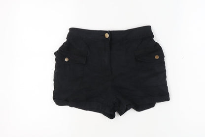 River Island Women's Black Utility Shorts