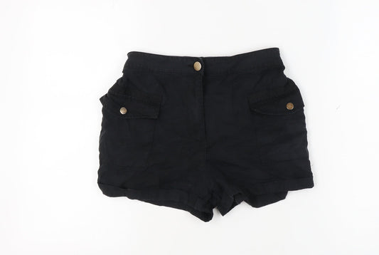 River Island Women's Black Utility Shorts