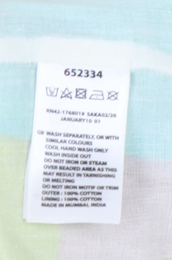 Monsoon Fusion Women's Multicoloured Strappy Dress Size 8