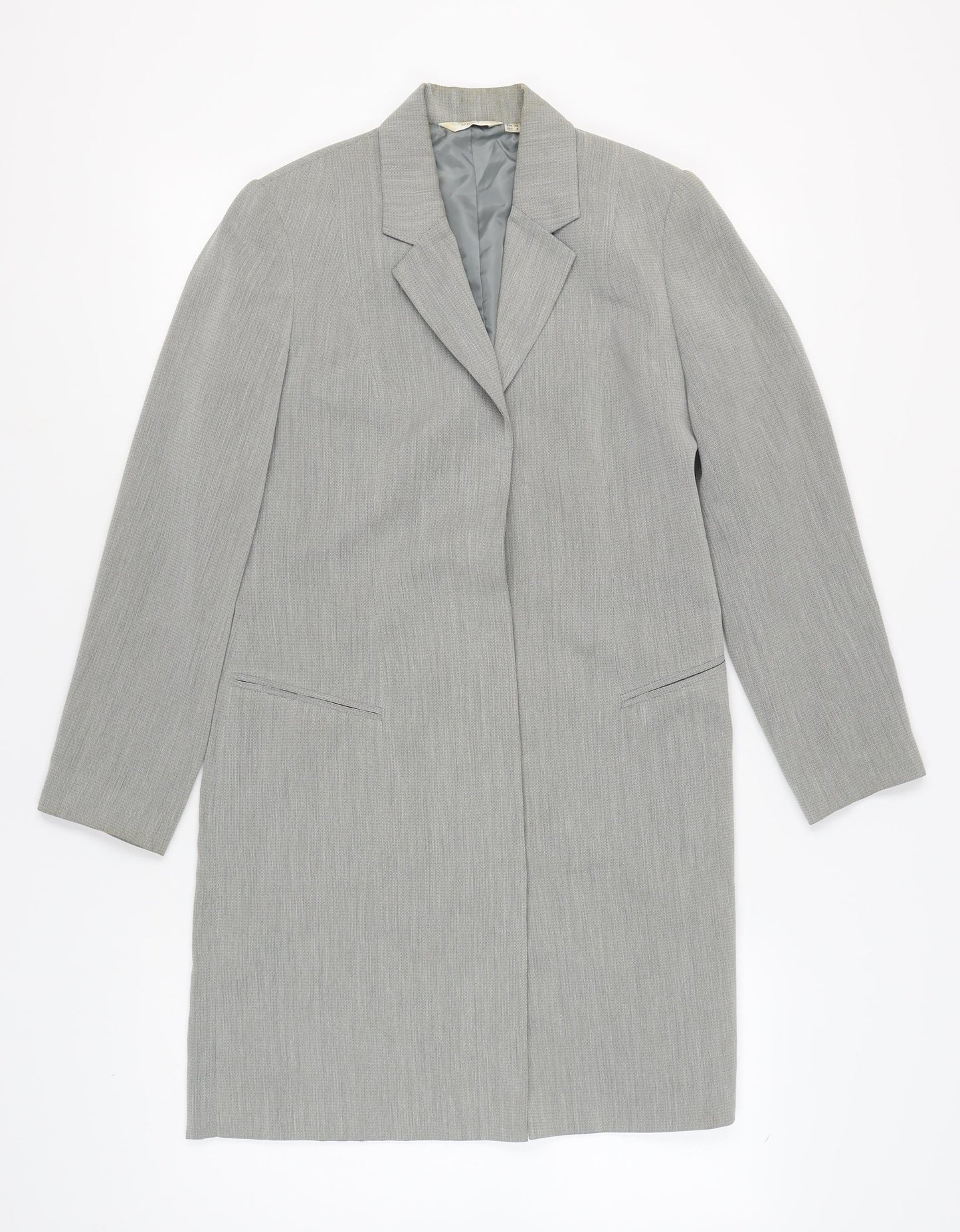 Next Women’s Grey Long Blazer Size 10