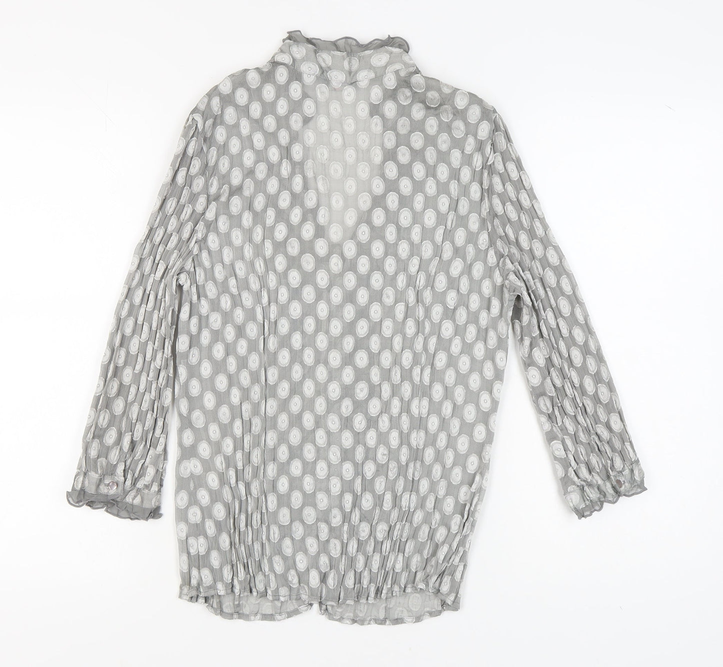 Womens UK Size 12 Marks and Spencer Grey Basic Blouse