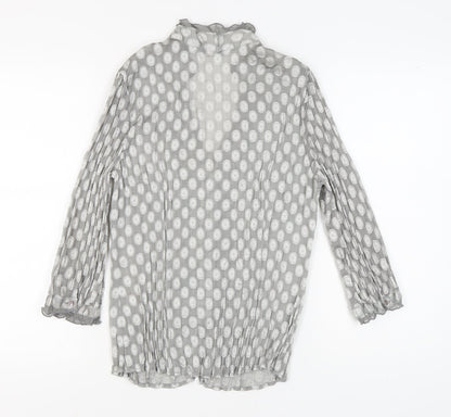 Womens UK Size 12 Marks and Spencer Grey Basic Blouse
