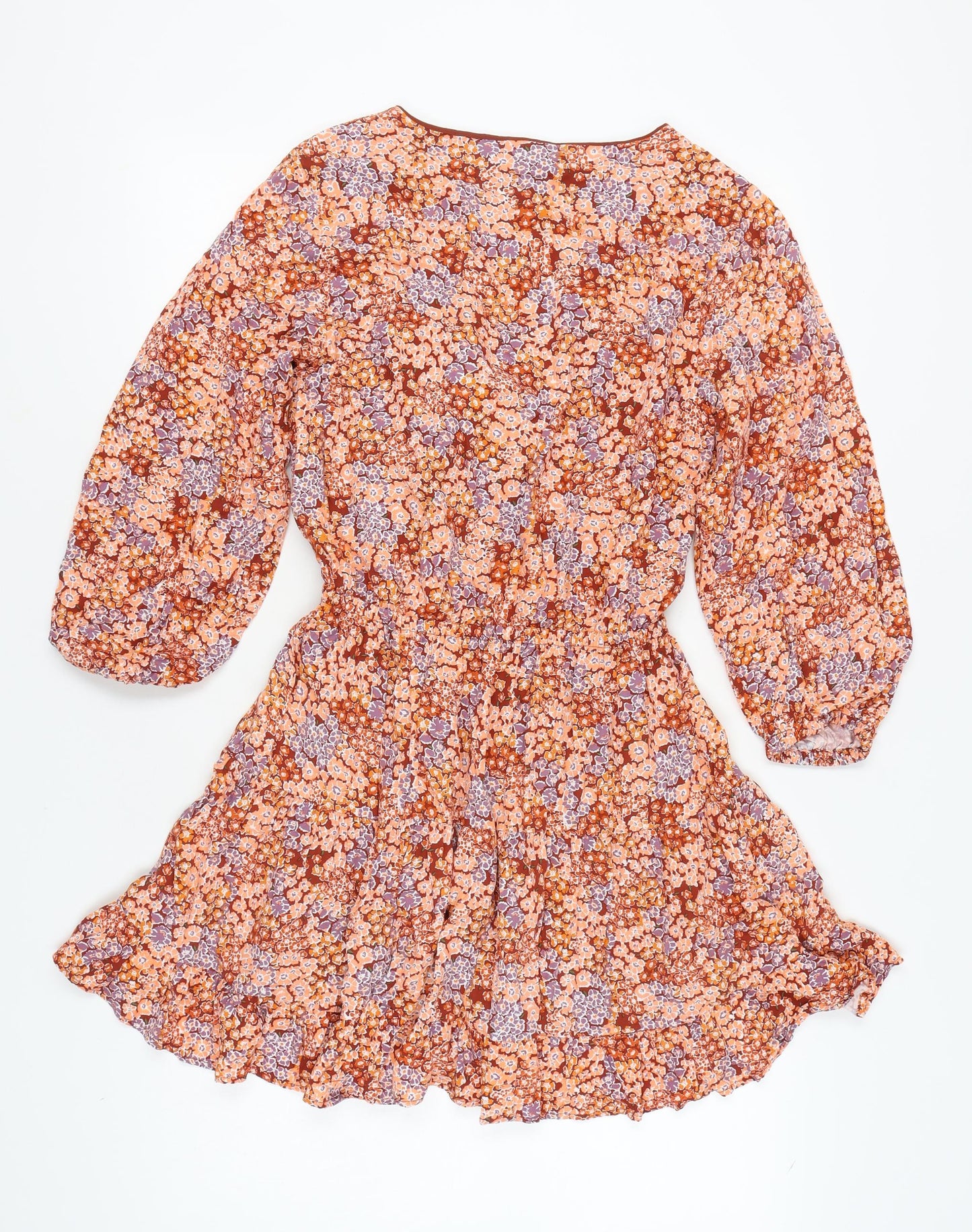L*SPACE Women's Multicoloured Mini Dress M - Floral Bohemian Style