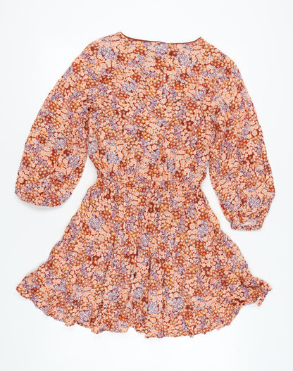 L*SPACE Women's Multicoloured Mini Dress M - Floral Bohemian Style