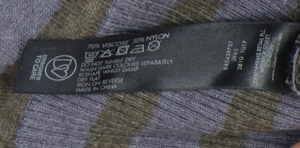 Jasper Conran Women's Multicoloured Striped Jumper Size 16