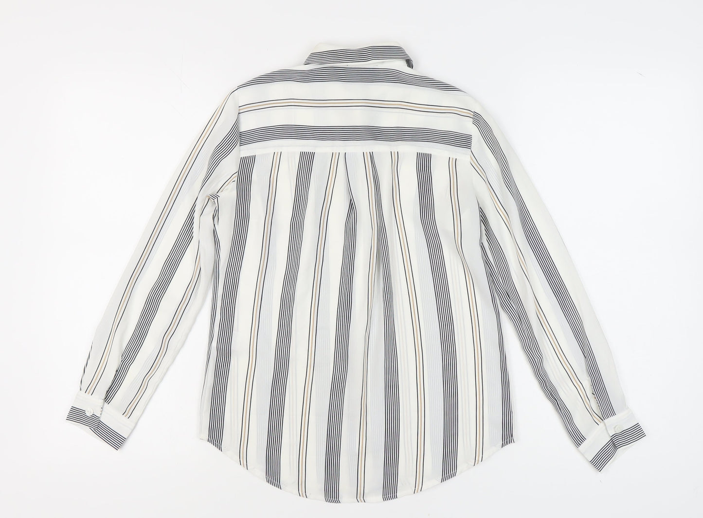 New Look Women's Petite Striped Button-Up Shirt
