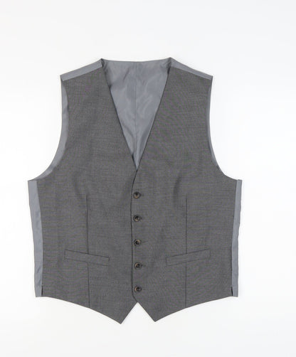 UK Size 38 Marks and Spencer  Grey Suit Waistcoat