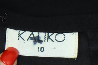 Kaliko Women's Black Long Pencil Skirt Size 10