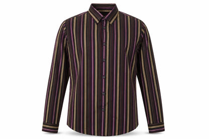 Lakeland Men's Large Multicoloured Striped Cotton Shirt