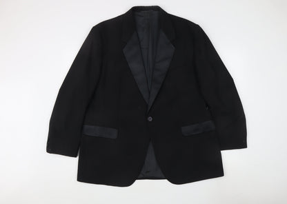 Mens UK Size 46 Skopes Regular Black Suit Jacket