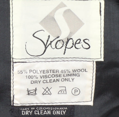 Mens UK Size 46 Skopes Regular Black Suit Jacket