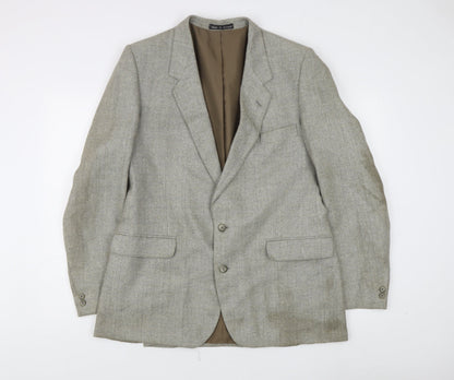 Mens UK Size 44 Brook Taverner Regular Grey Suit Jacket