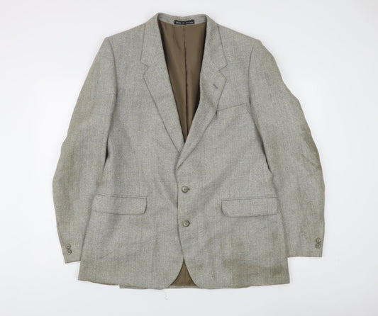 Mens UK Size 44 Brook Taverner Regular Grey Suit Jacket