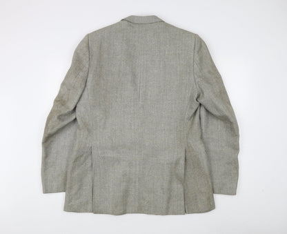 Mens UK Size 44 Brook Taverner Regular Grey Suit Jacket
