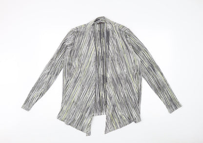 Anna Rose Women's Medium Black Striped Jacket