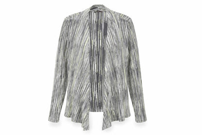 Anna Rose Women's Medium Black Striped Jacket