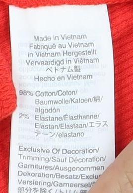 J.Crew Women's Red Joggers, Size M - Casual Knit Trousers